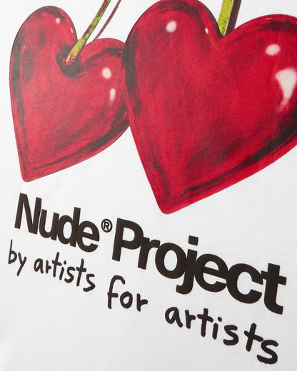 Camiseta Nude Project Juicy Cherry White Branco - ByDunky - Store