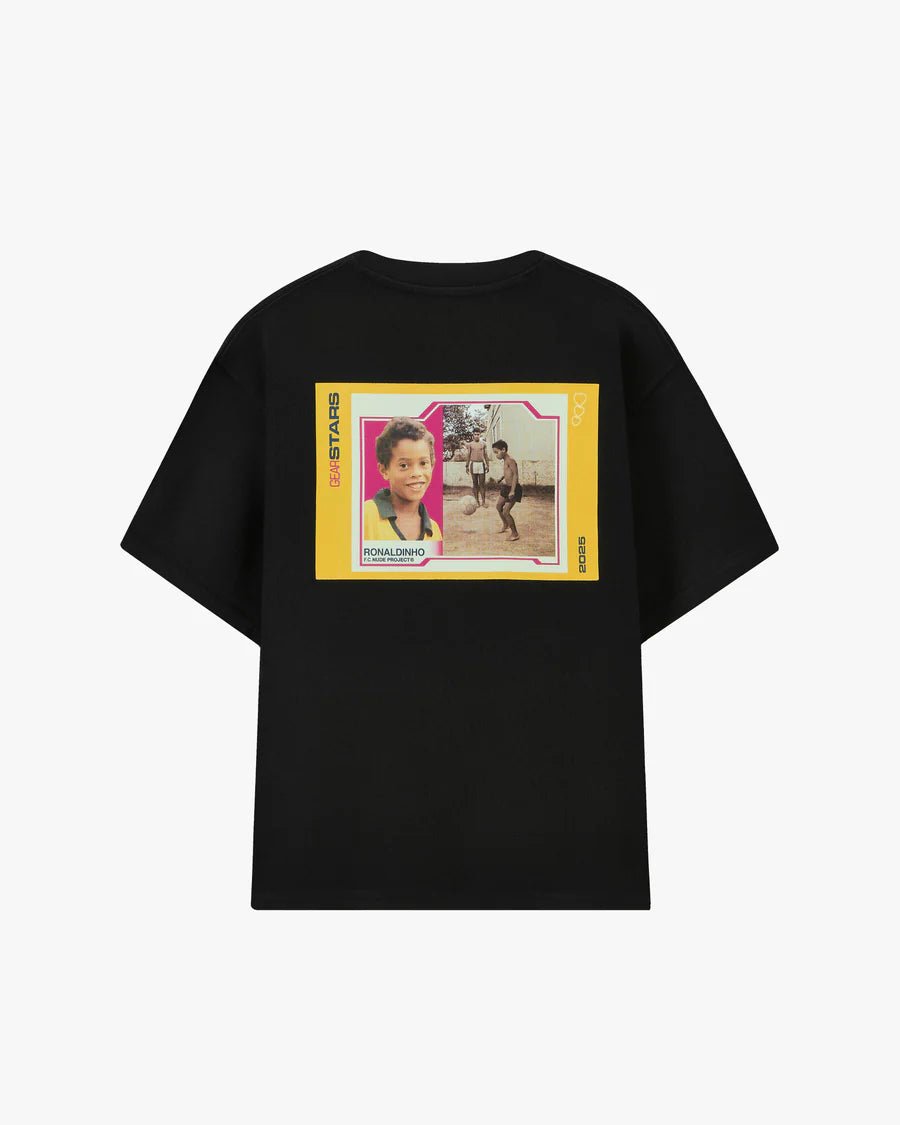 Camiseta Nude Project x Ronaldinho Cromo Black Preto - ByDunky - Store