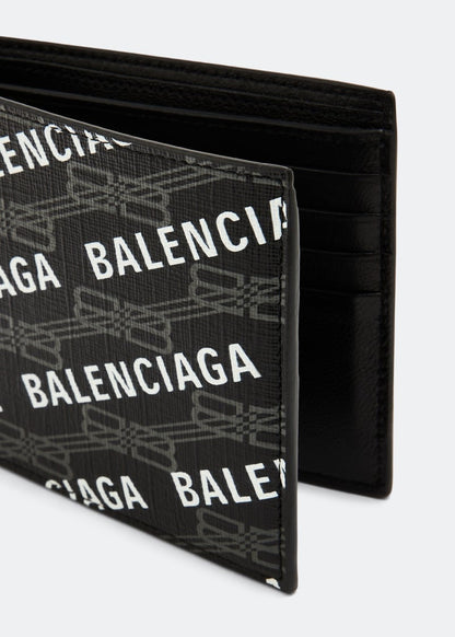 Carteira de Bolso Balenciaga Script Black Preto - ByDunky - Store
