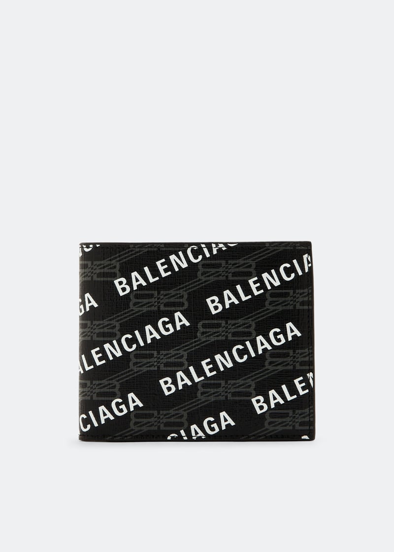 Carteira de Bolso Balenciaga Script Black Preto - ByDunky - Store