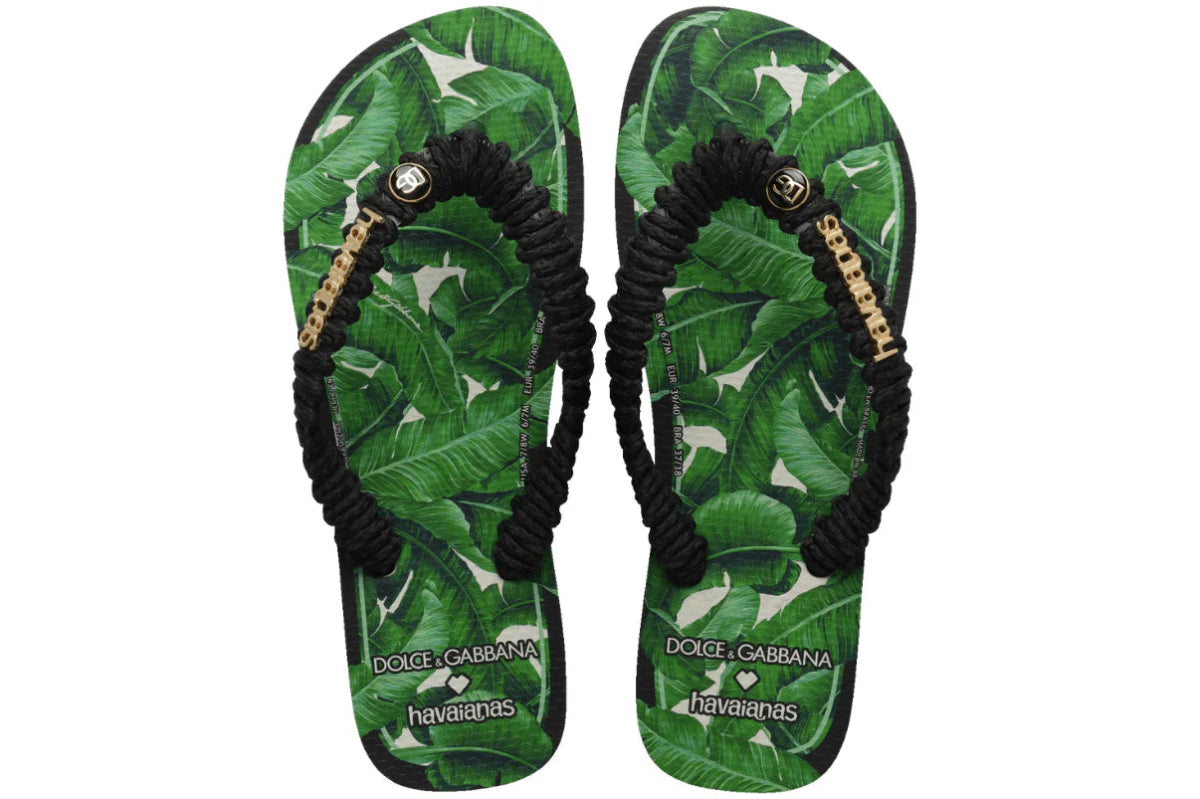 Chinelo Havaianas x Dolce&Gabbana Top Banano Verde - ByDunky - Store