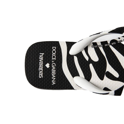 Chinelo Havainas x Dolce&Gabbana Zebra Preto - ByDunky - Store