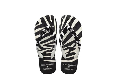 Chinelo Havainas x Dolce&Gabbana Zebra Preto - ByDunky - Store