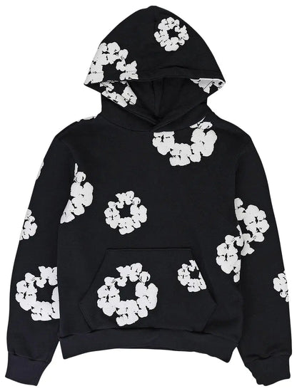Moletom Denim Tears The Cotton Wreath Black Preto - ByDunky - Store