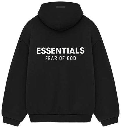 Moletom Fear of God Essentials Jet Black FW 24 Preto - ByDunky - Store