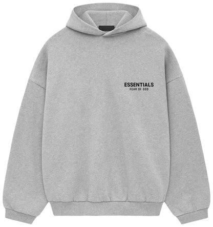 Moletom Fear of God Essentials Light Heather Grey FW 24 Cinza - ByDunky - Store