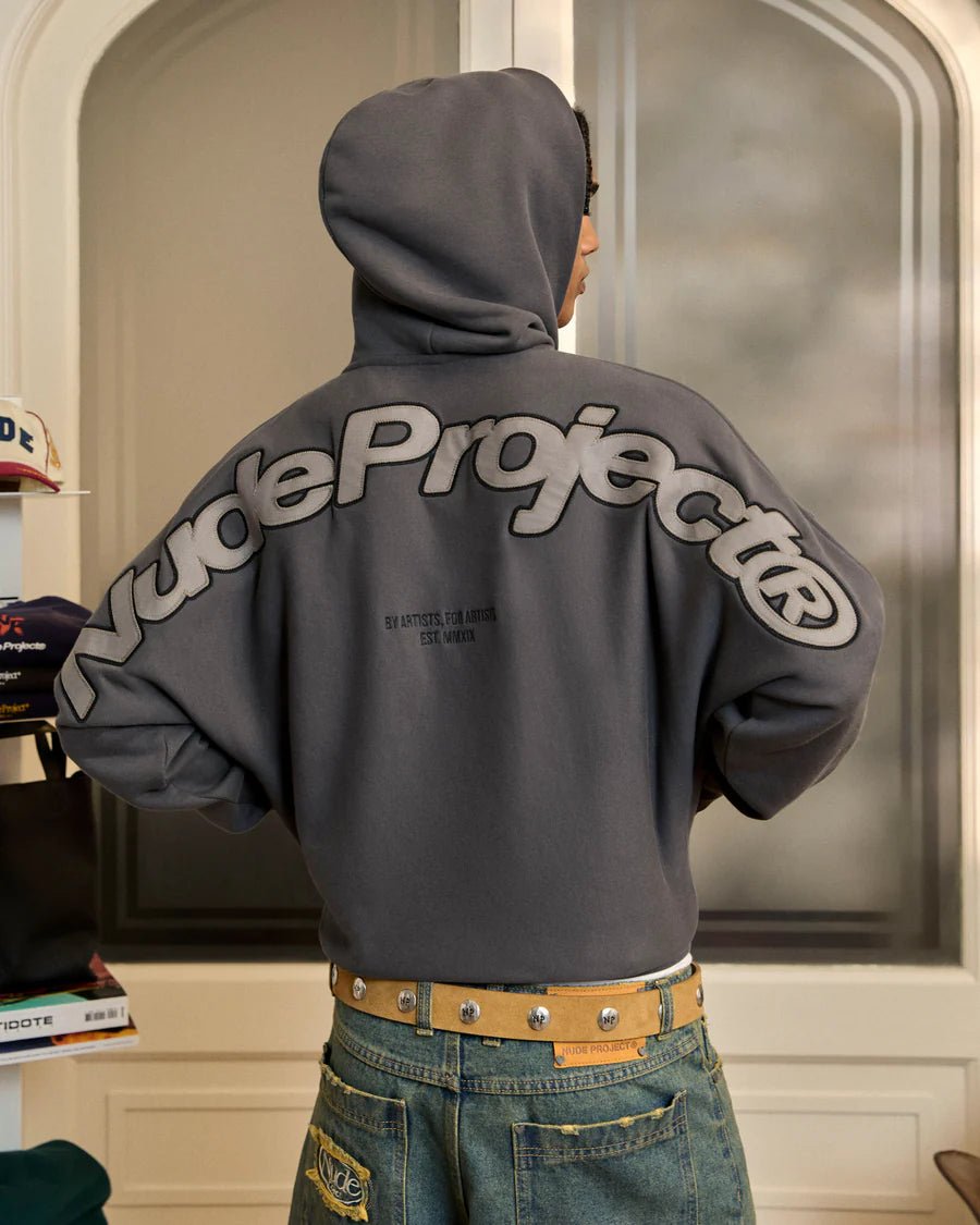 Moletom Nude Project Beast Zip - Up Cinza - ByDunky - Store