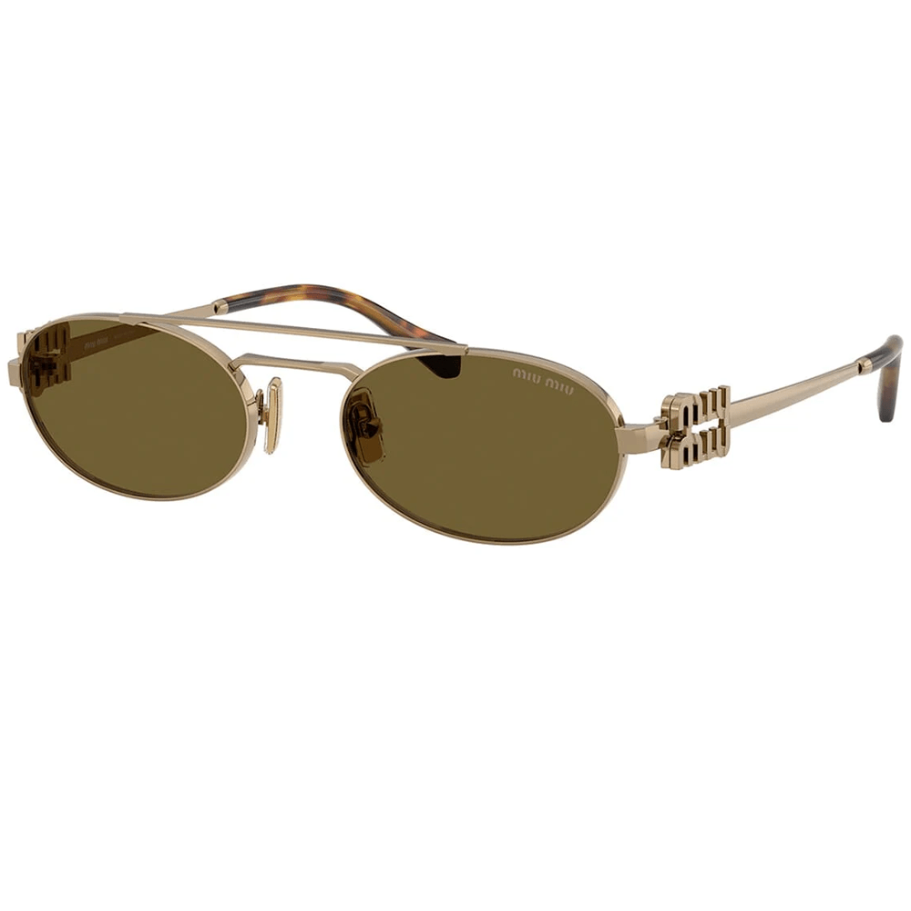 Óculos de Sol Miu Miu Dourado - ByDunky - Store
