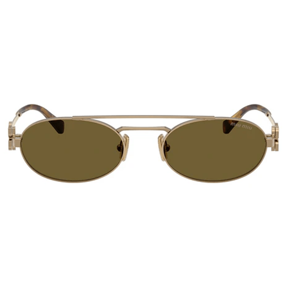 Óculos de Sol Miu Miu Dourado - ByDunky - Store