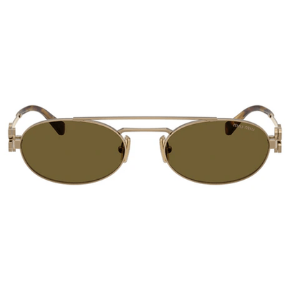 Óculos de Sol Miu Miu Dourado - ByDunky - Store