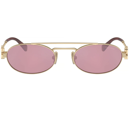 Óculos de Sol Miu Miu Dourado - ByDunky - Store
