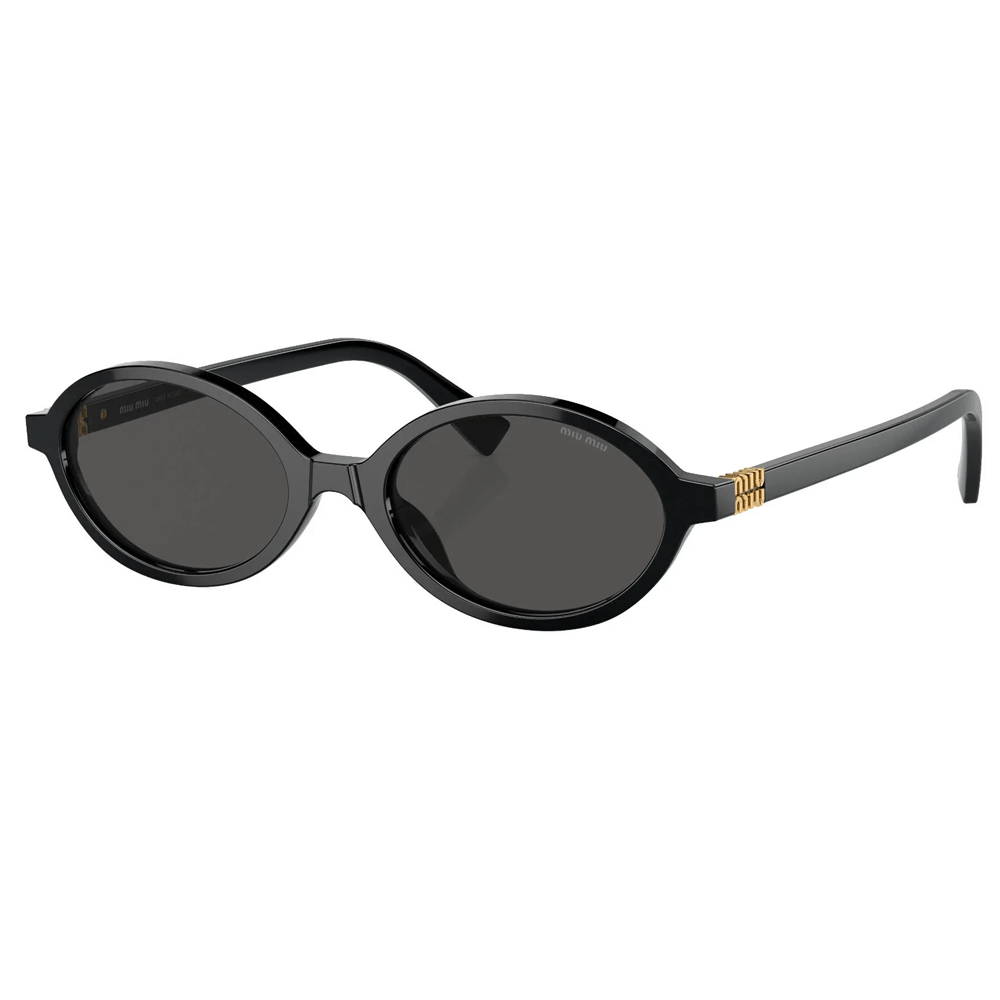 Óculos de Sol Miu Miu Oval Preto - ByDunky - Store