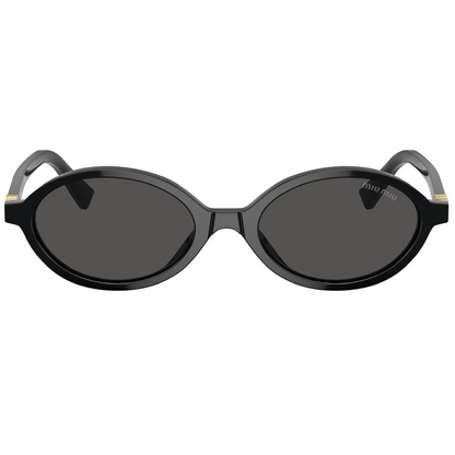 Óculos de Sol Miu Miu Oval Preto - ByDunky - Store