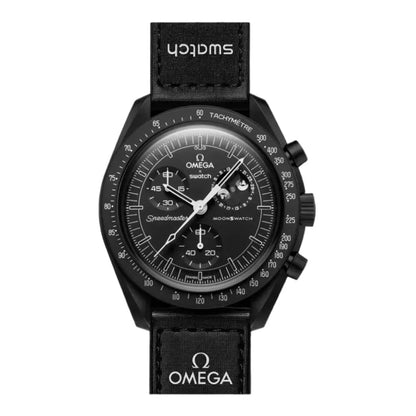 Rélogio Swatch x Omega Relógio Bioceramic Moonswatch Mission Moonphase Snoopy Black - ByDunky - Store