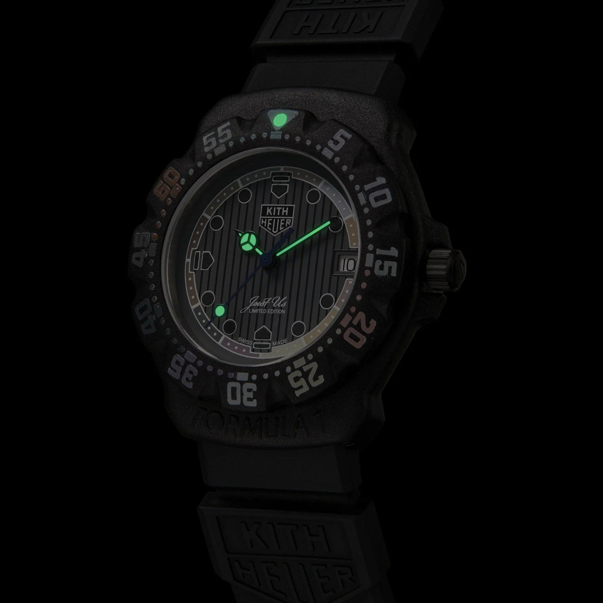 Relógio TAG Heuer Kith Formula 1 New York Preto Edição Limitada 35