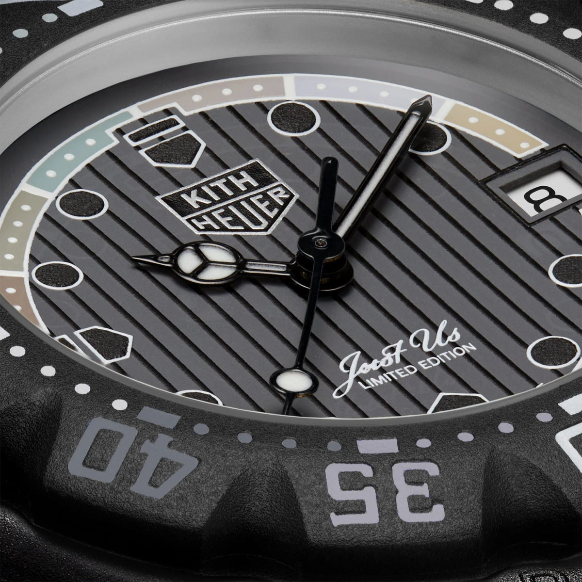 Relógio TAG Heuer Kith Formula 1 New York Preto Edição Limitada 35