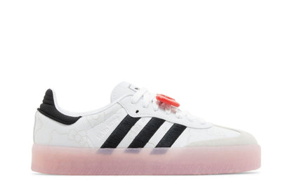 Tênis adidas Sambae x Hello Kitty Cloud White Black Clear Pink Branco - ByDunky - Store