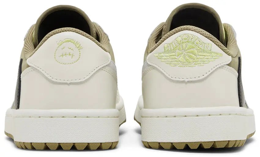 Tênis Air Jordan 1 Low Golf x Travis Scott Neutral Olive Verde - ByDunky - Store