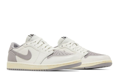 Tênis Air Jordan 1 Low Og Atmosphere Grey Branco - ByDunky - Store