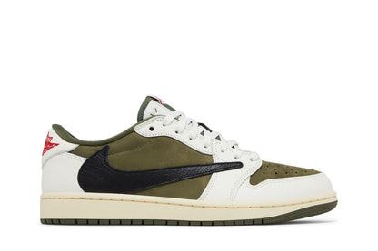 Tênis Air Jordan 1 Low Og Sp x Travis Scoot Medium Olive Verde - ByDunky - Store