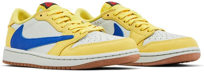 Tênis Air Jordan 1 Low OG SP x Travis Scott Canary Amarelo - ByDunky - Store