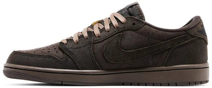 Tênis Air Jordan 1 Low Og SP x Travis Scott Velvet Brown Marrom - ByDunky - Store