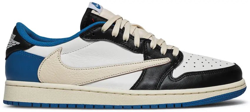 Tênis Air Jordan 1 Low OG SP x Travis Scott x Fragment Azul - ByDunky - Store