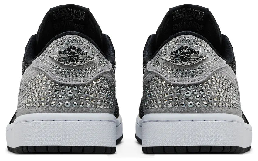 Tênis Air Jordan 1 Low Og x Swarovski Shadow Cinza - ByDunky - Store