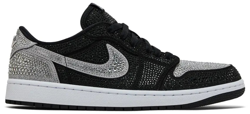 Tênis Air Jordan 1 Low Og x Swarovski Shadow Cinza - ByDunky - Store
