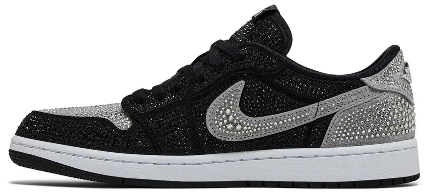 Tênis Air Jordan 1 Low Og x Swarovski Shadow Cinza - ByDunky - Store
