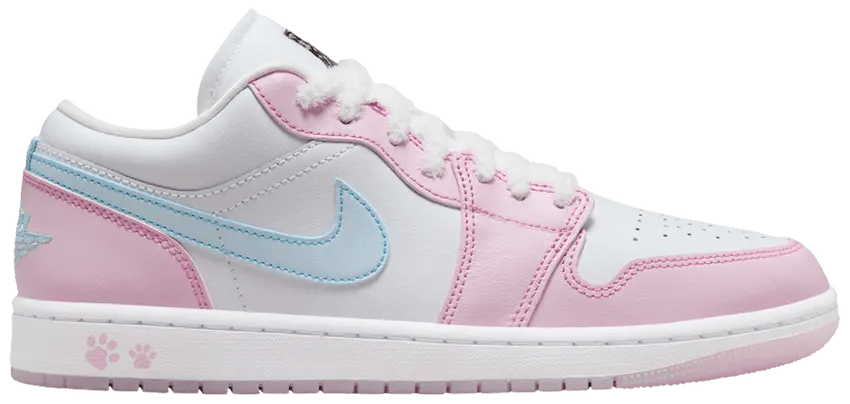 Tênis Air Jordan 1 Low Paw Print Rosa - ByDunky - Store