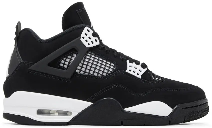 Tênis Air Jordan 4 Retro White Thunder Preto - ByDunky - Store