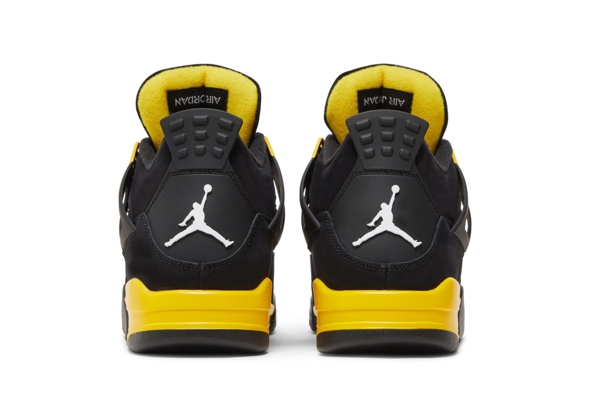 Tênis Air Jordan 4 Thunder Yellow Preto - ByDunky - Store