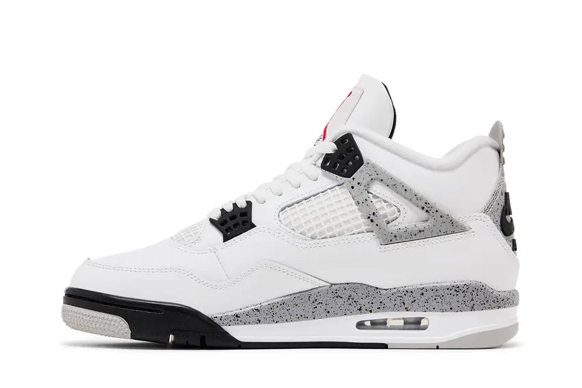 Tênis Air Jordan 4 White Cement 2025 Branco - ByDunky - Store