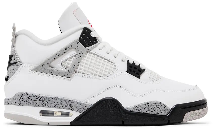 Tênis Air Jordan 4 White Cement 2025 Branco - ByDunky - Store